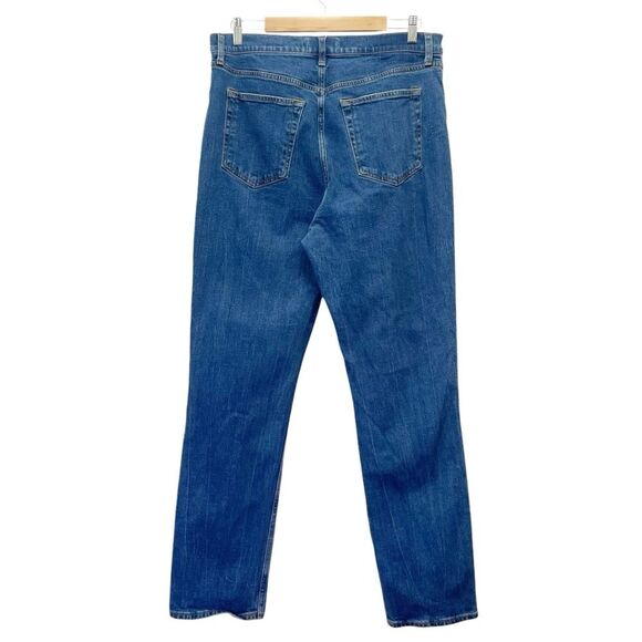 Abercrombie & Fitch The 90s Straight Ultra High Rise Size 33 | 16 Medium Wash - Picture 2 of 10